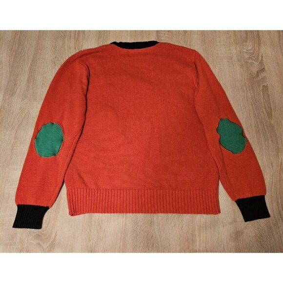 Spencers Mens Size L Ugly Christmas Sweater Santa I See When You're Xxxxfaced - Picture 2 of 6